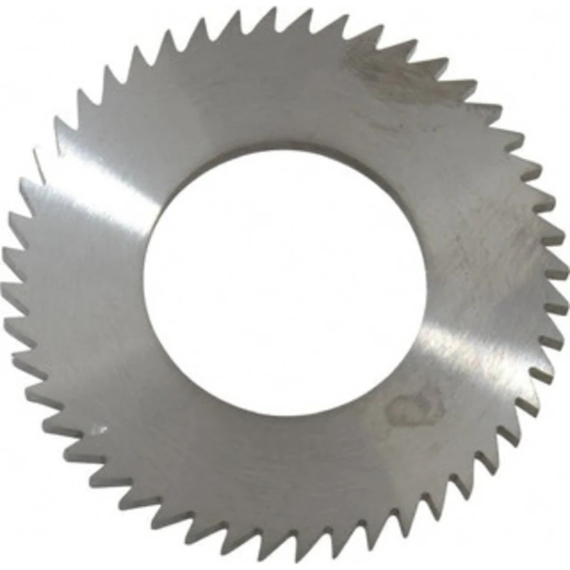 RobbJack 2 x 1/8, 1 Arbor, 48-Tooth Solid Carbide Slitting & Slotting Saw Uncoated, RH Cut, Straight Teeth, Concave G...