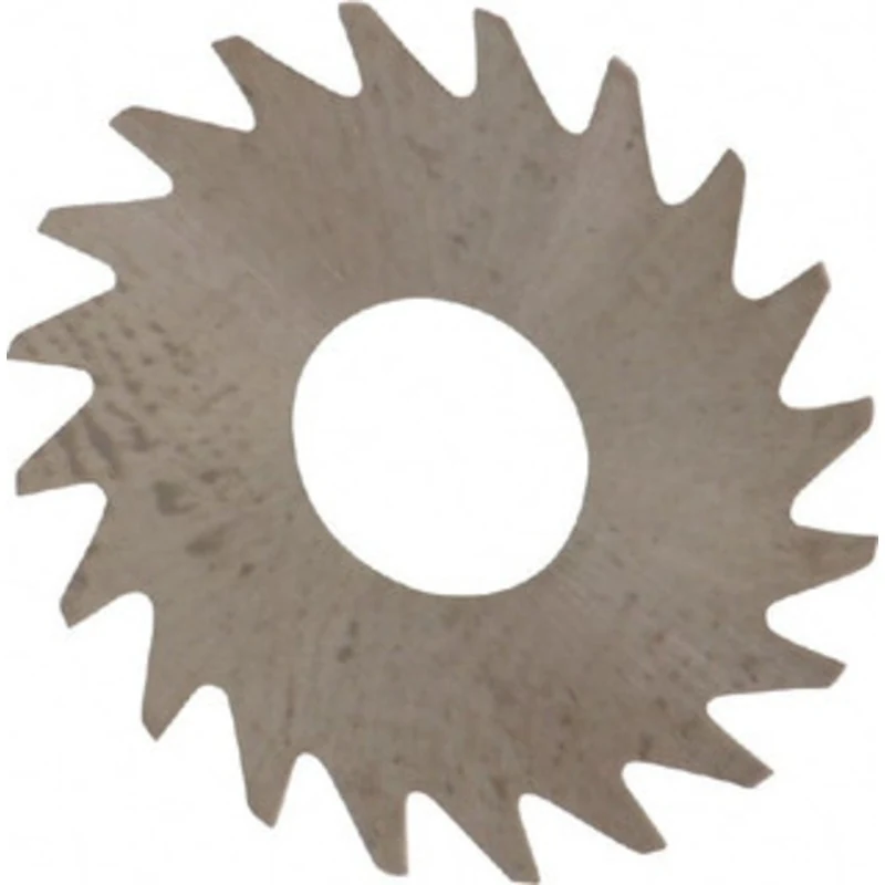 RobbJack 3/4 x 0.008, 1/4 Arbor, 20-Tooth Solid Carbide Slitting & Slotting Saw Uncoated, RH Cut, Straight Teeth, Con...