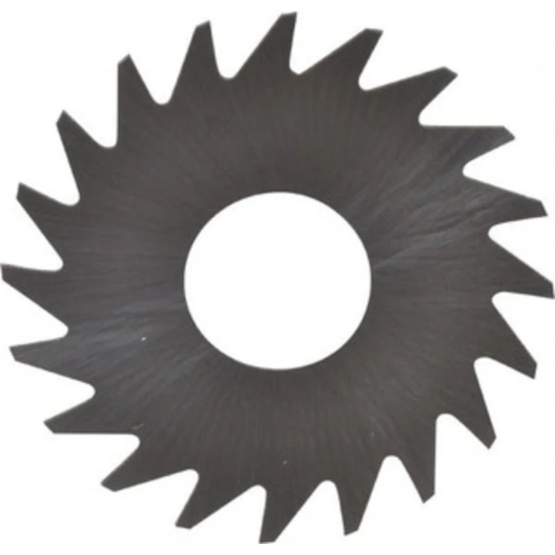 RobbJack 3/4 x 0.012, 1/4 Arbor, 20-Tooth Solid Carbide Slitting & Slotting Saw Uncoated, RH Cut, Straight Teeth, Con...