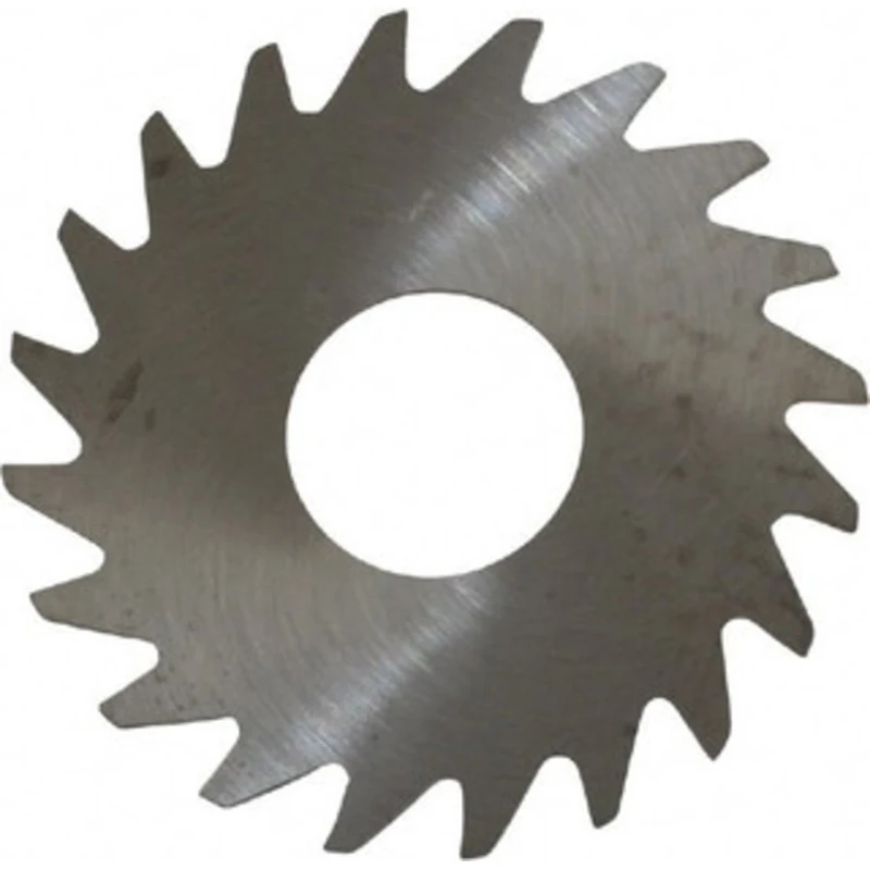 RobbJack 3/4 x 0.018, 1/4 Arbor, 20-Tooth Solid Carbide Slitting & Slotting Saw Uncoated, RH Cut, Straight Teeth, Con...