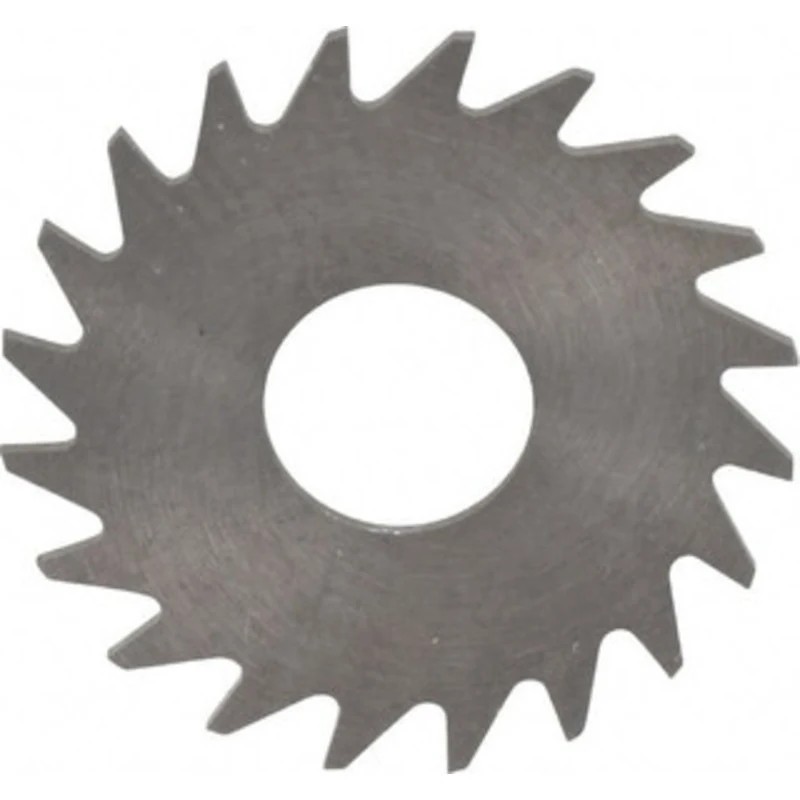 RobbJack 3/4 x 0.023, 1/4 Arbor, 20-Tooth Solid Carbide Slitting & Slotting Saw Uncoated, RH Cut, Straight Teeth, Con...