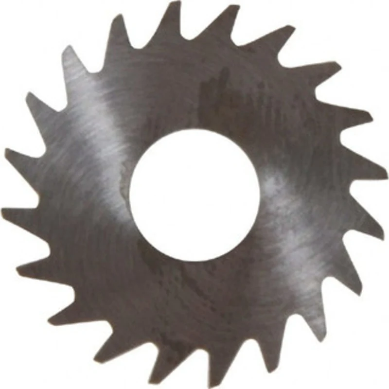 RobbJack 3/4 x 0.04, 1/4 Arbor, 20-Tooth Solid Carbide Slitting & Slotting Saw Uncoated, RH Cut, Straight Teeth, Conc...