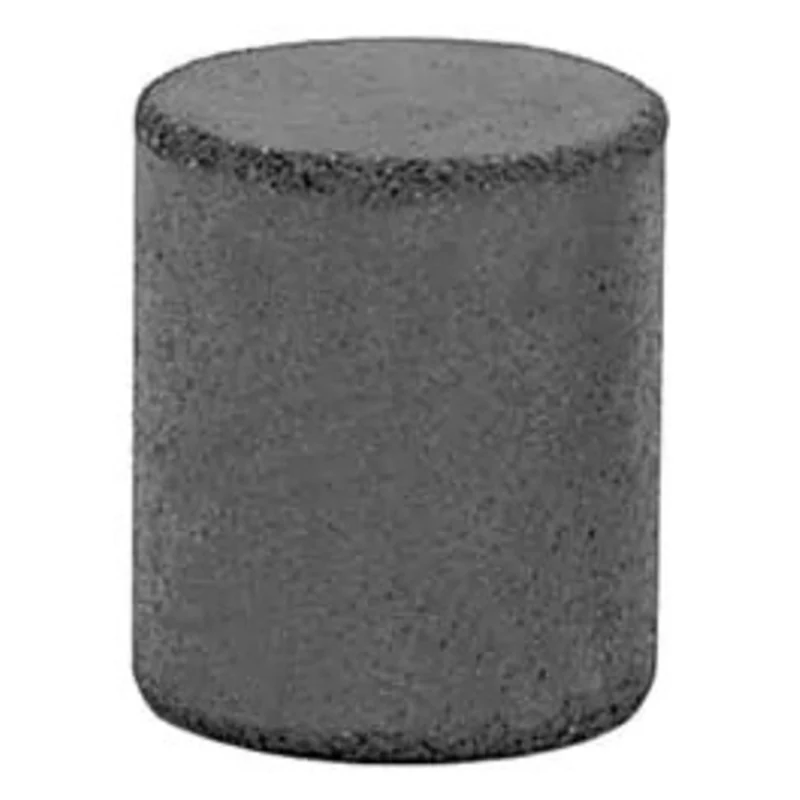 Rubberized Abrasive Point, Max. 20,000 RPM, Fine Grade, Code 15-S, Cylinder, 1 Diameter, 1-1/2 Length - 88-451-0