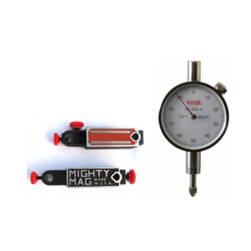 SPI Mighty Mag with Deluxe Dial Indicator, 0.25 Range, 0-100 Reading - 13-998-0