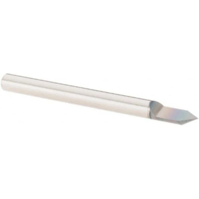 Scientific Cutting Tools 60 1/8 Shank Diam, 0.005 Cut Diam, 1-1/2 OAL Conical Point Engraving Cutters AlTiN Finish, 0...
