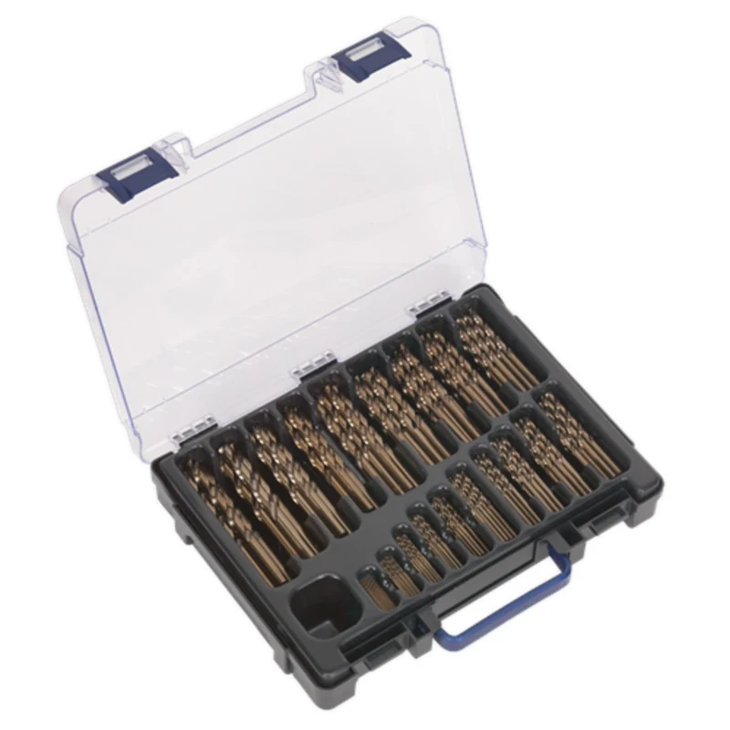 Sealey HSS Cobalt Fully Ground Drill Bit Assortment 170pc 1-10mm