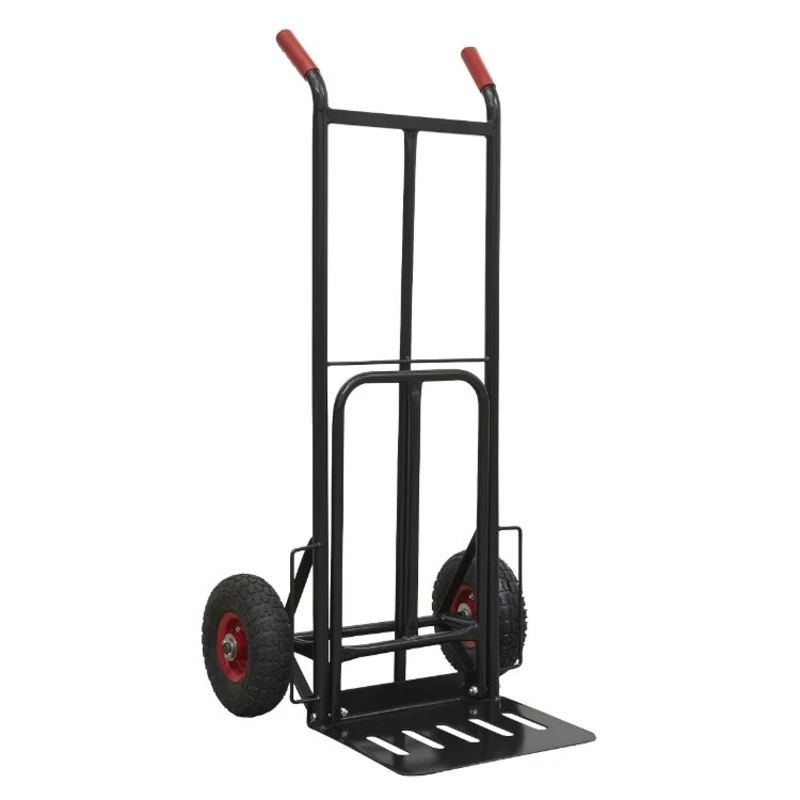 Sealey Heavy-Duty Sack Truck, PU Tyres 300kg Capacity