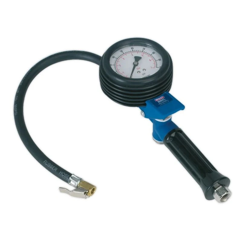 Sealey Jumbo Tyre Inflator, Clip-On Connector
