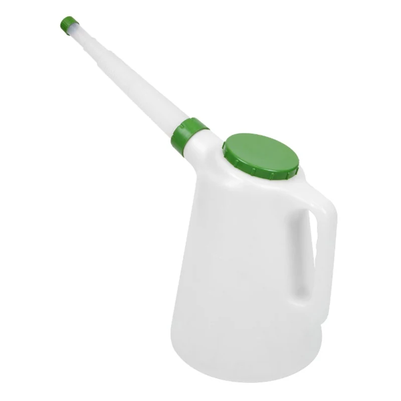 Sealey Oil Container, Green Lid & Flexible Spout 5L