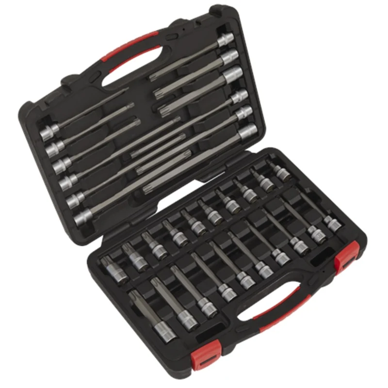 Sealey Premier TRX-Star* Socket Bit Set 32pc 3/8"Sq Drive - Platinum Series