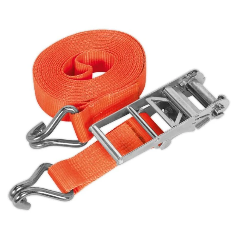Sealey Ratchet Strap 75mm x 10M Polyester Webbing 10000kg Breaking Strength