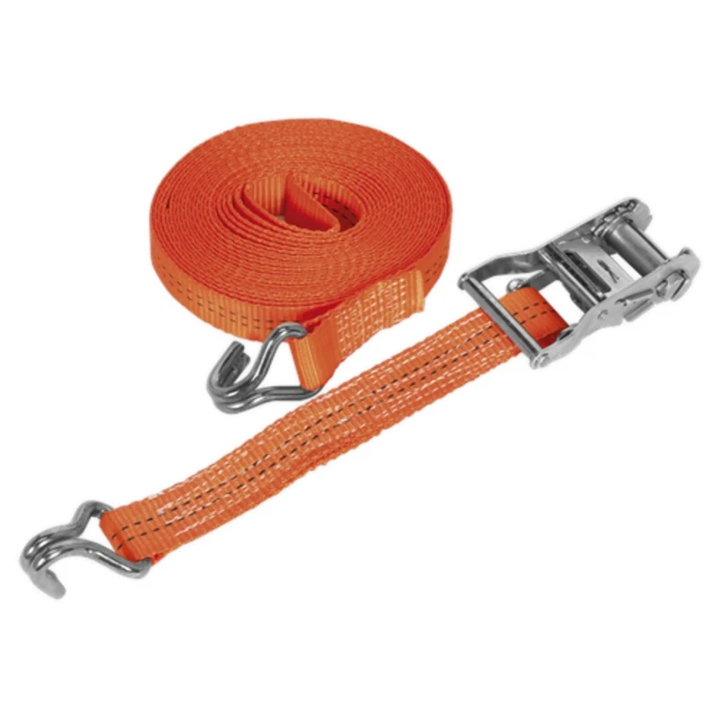 Sealey Ratchet Tie Down 35mm x 6m Polyester Webbing 2000kg Breaking Strength