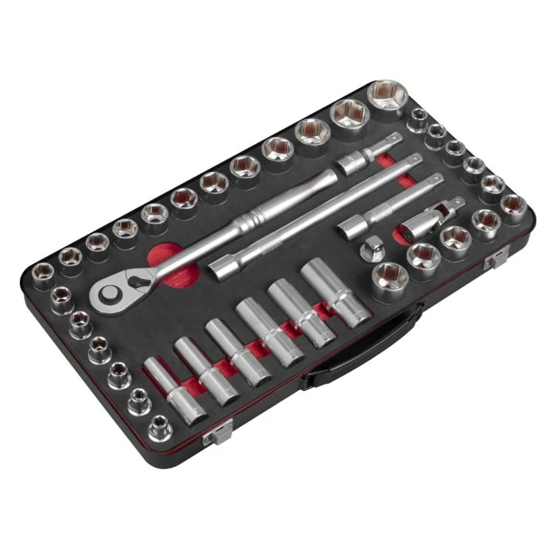 Sealey Socket Set 40pc 1/2" Drive - Metric/Imperial - Premier Platinum Series