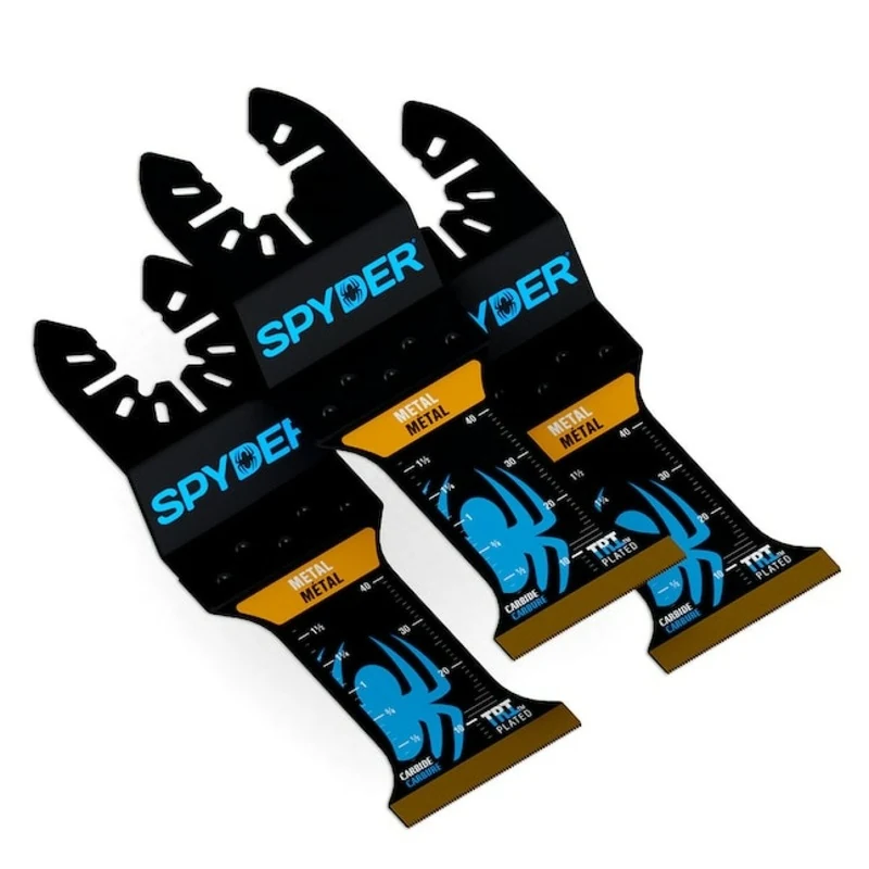 Spyder 70013-3 1.35-Inch x 2-In Carbide Cutting Oscillating Tool Blade (3-Pack)