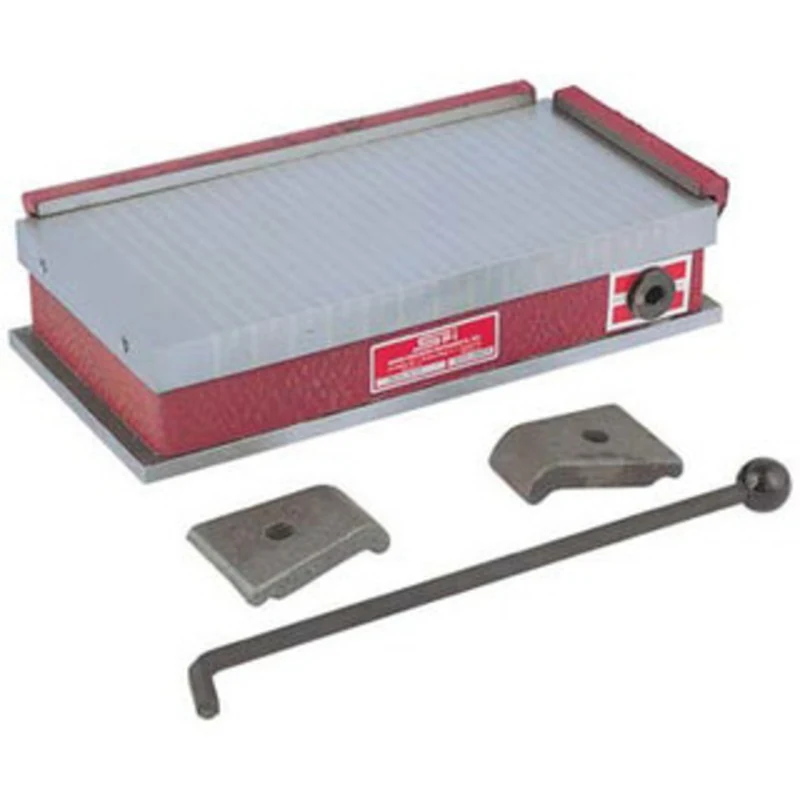 Suburban Tool Rectangular Permanent Magnetic Chuck MCB-612, Standard Pole, 12-1/2 x 6 x 2-5/8 - 77-526-2