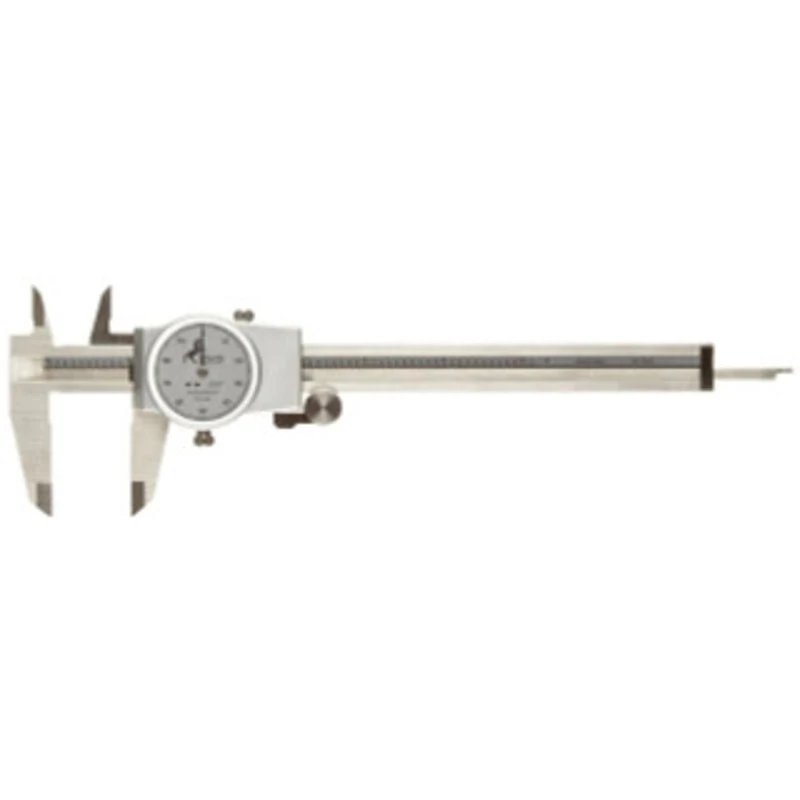 TESA Brown & Sharpe Dial Caliper 75.115811, White Dial Face, 0-6 Range - 12-150-9