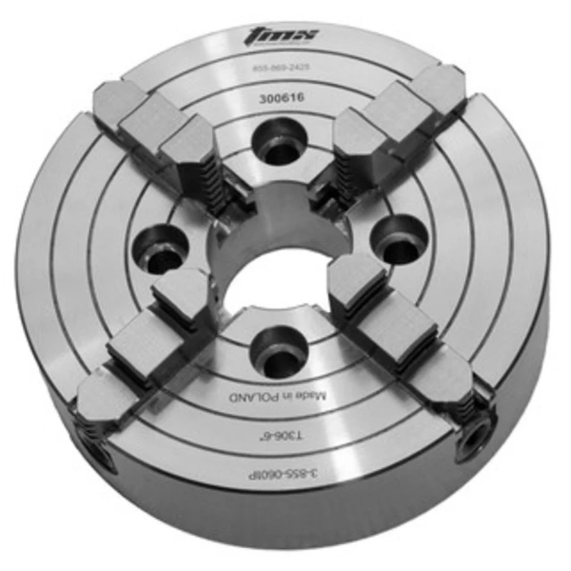 TMX Lathe Chuck, 4-Jaw, 5in - 3-855-0501P