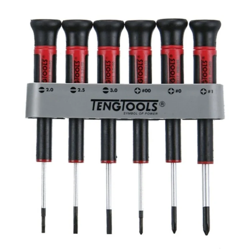 Teng Screwdriver Set 6pcs Mini Flat, PH
