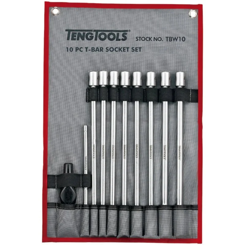 Teng Tools | Socket Set 3/8" Deep T-Bar 10Pc