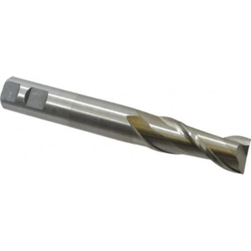 Value Collection 1, 2-1/2 LOC, 1 Shank Diam, 7-1/4 OAL, 2 Flute, High Speed Steel Square End Mill Single End, Uncoate...