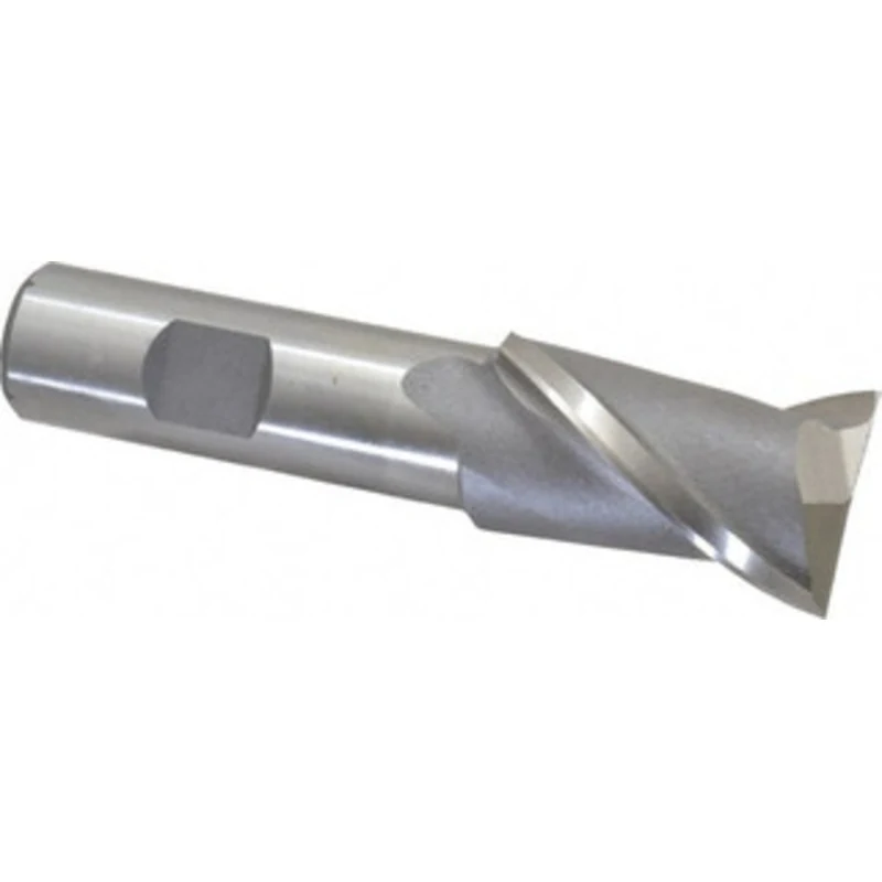 Value Collection 1-1/16, 1-5/8 LOC, 3/4 Shank Diam, 3-7/8 OAL, 2 Flute, Cobalt Square End Mill Single End, Uncoated, ...