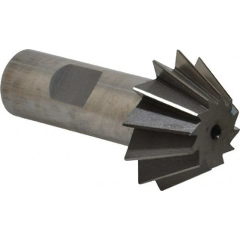 Value Collection 1-1/2 x 5/8 60 High Speed Steel Single-Angle Cutter Uncoated, Right Hand Cut, 2-3/4 OAL, 3/4 Shank D...