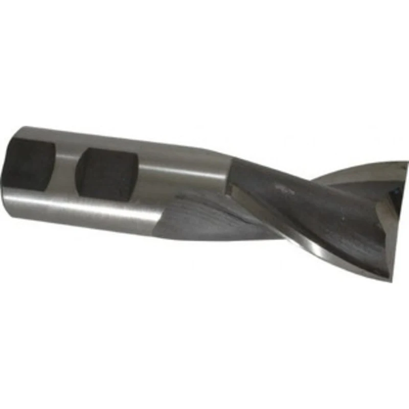 Value Collection 1-1/4, 1-5/8 LOC, 1 Shank Diam, 4-1/8 OAL, 2 Flute, High Speed Steel Square End Mill Single End, Unc...