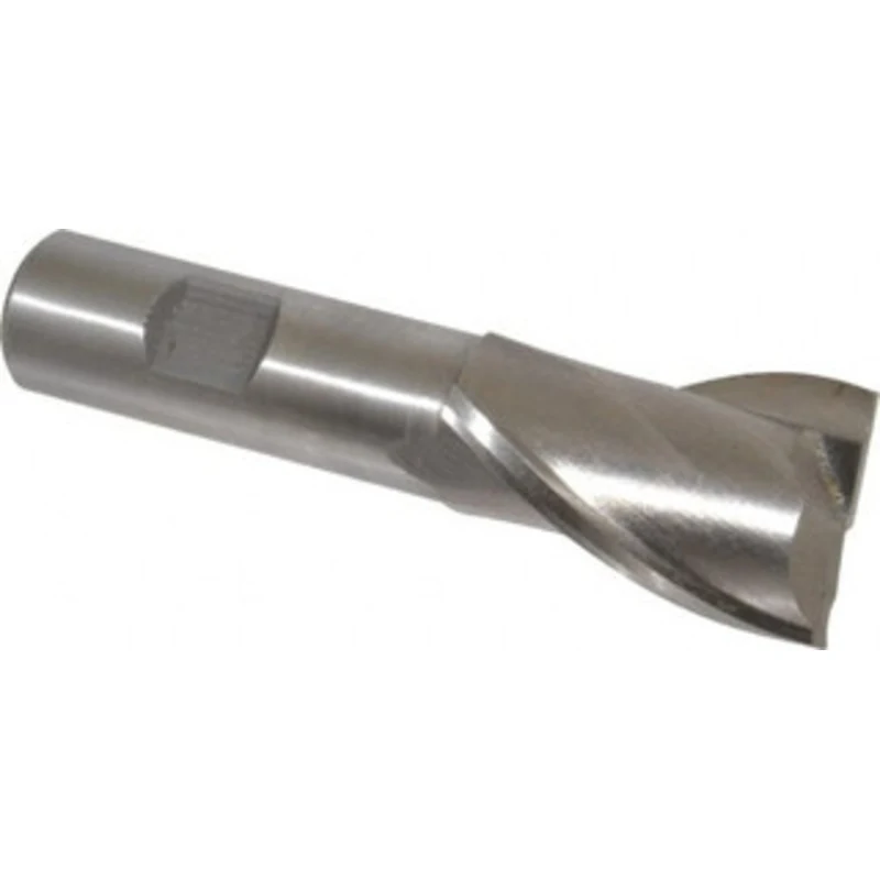 Value Collection 1-1/8, 1-5/8 LOC, 3/4 Shank Diam, 3-7/8 OAL, 2 Flute, Cobalt Square End Mill Single End, Uncoated, S...