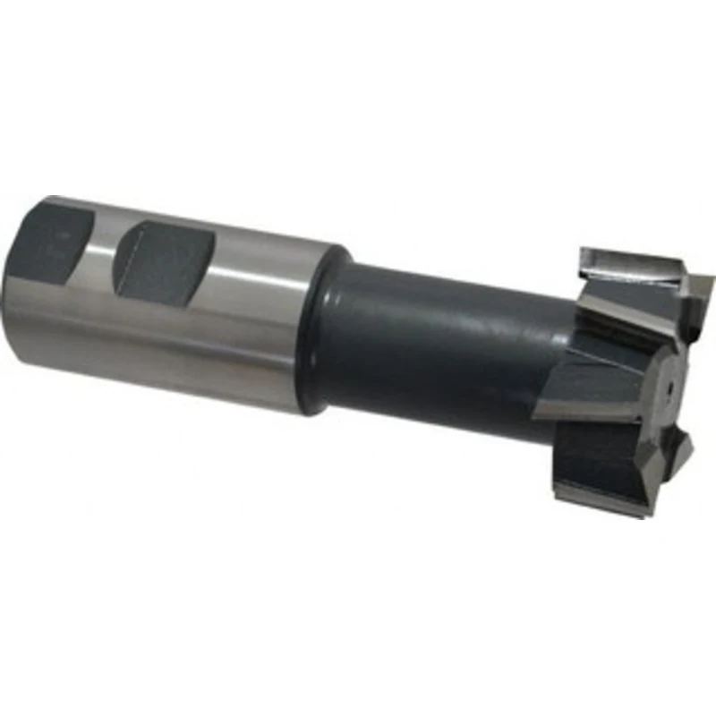 Value Collection 1-27/32 Diam, 53/64 Wide, High Speed Steel T-Slot Cutter 1-1/32 Neck Diam, 1-1/4 Shank Diam, 2-5/16 ...