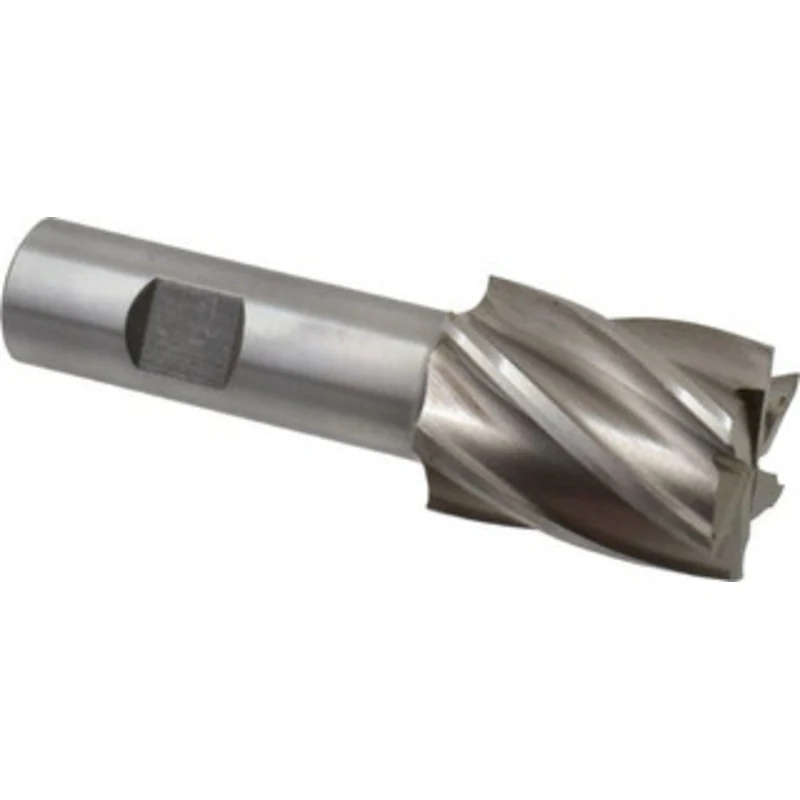 Value Collection 1-3/16, 1-1/2 LOC, 3/4 Shank Diam, 3-7/8 OAL, 6 Flute, Cobalt Square End Mill Single End, Uncoated, ...