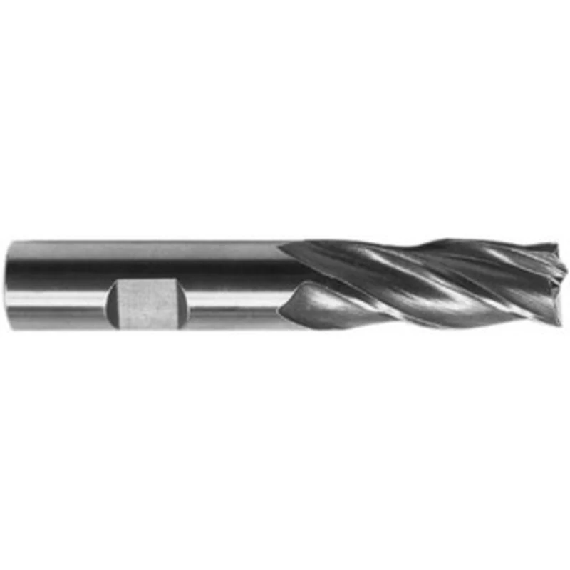 Value Collection 1-3/8, 2 LOC, 1 Shank Diam, 4-1/2 OAL, 6 Flute, High Speed Steel Square End Mill Single End, Uncoate...