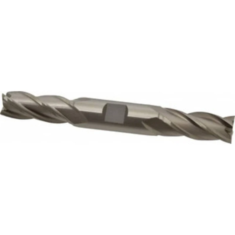 Value Collection 11/16, 1-5/8 LOC, 3/4 Shank Diam, 5-5/8 OAL, 4 Flute, High Speed Steel Square End Mill Double End, U...