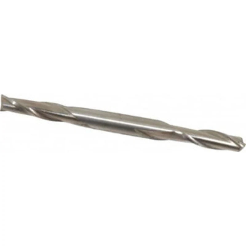 Value Collection 11/64, 1/2 LOC, 3/16 Shank Diam, 2-1/4 OAL, 2 Flute, Cobalt Square End Mill Double End, Uncoated, Sp...