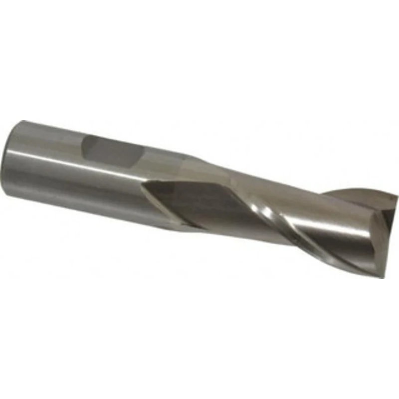 Value Collection 13/16, 1-1/2 LOC, 3/4 Shank Diam, 3-3/4 OAL, 2 Flute, High Speed Steel Square End Mill Single End, U...