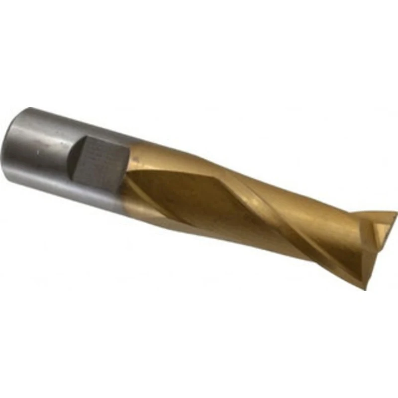 Value Collection 13/16, 1-1/2 LOC, 3/4 Shank Diam, 3-3/4 OAL, 2 Flute, High Speed Steel Square End Mill Single End, T...