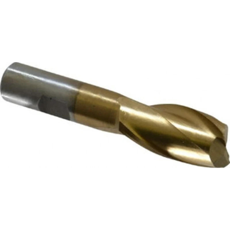 Value Collection 13/16, 1-1/2 LOC, 5/8 Shank Diam, 3-5/8 OAL, 2 Flute, High Speed Steel Square End Mill Single End, T...