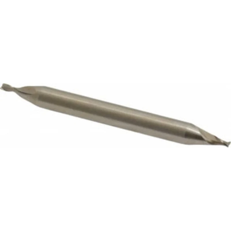 Value Collection 1/16, 3/32 LOC, 3/16 Shank Diam, 2 OAL, 2 Flute, Cobalt Square End Mill Double End, Uncoated, Spiral...