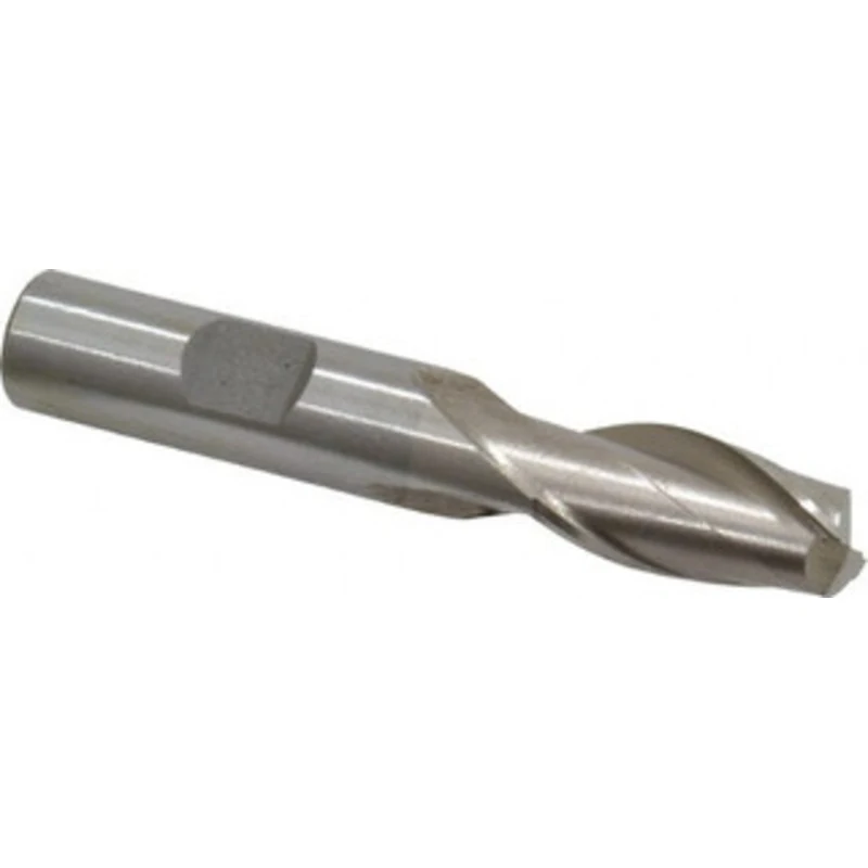 Value Collection 1/2, 1 LOC, 1/2 Shank Diam, 3 OAL, 2 Flute, High Speed Steel Square End Mill Single End, Uncoated, S...