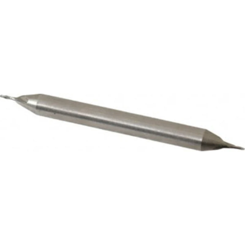 Value Collection 1/32, 3/64 LOC, 3/16 Shank Diam, 2 OAL, 2 Flute, High Speed Steel Square End Mill Double End, Uncoat...