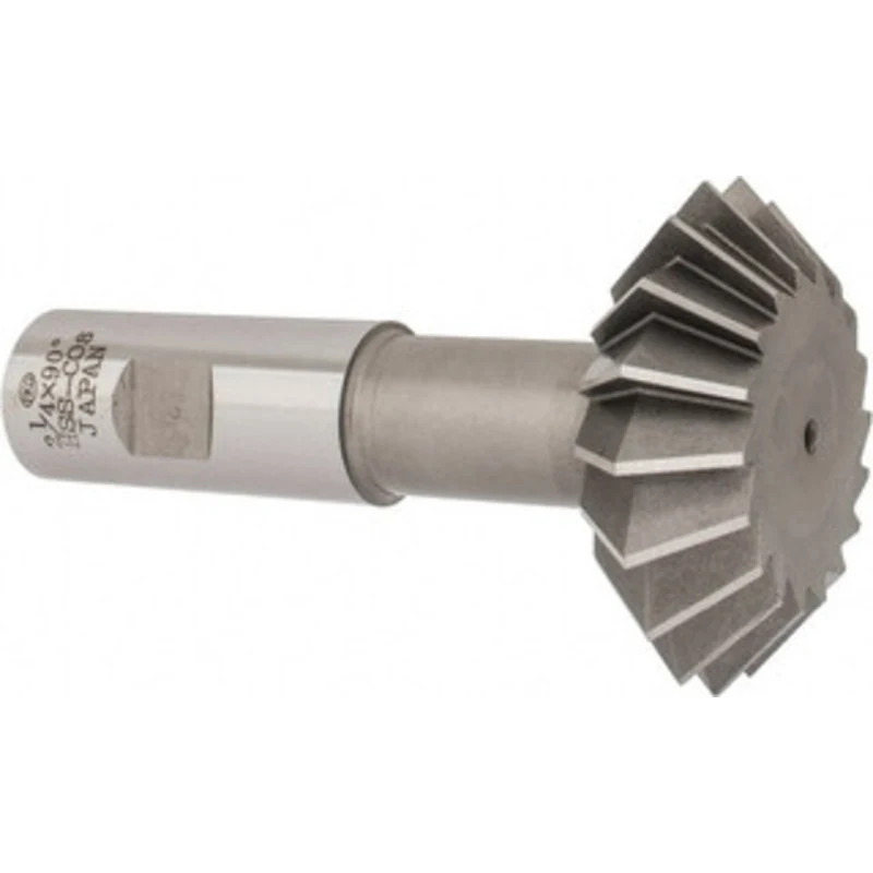 Value Collection 2-1/4 2-1/4 Cut Diam, 3/4 Cut Width, 7/8 Shank, Cobalt Double-Angle Cutter Uncoated, 4-5/32 OAL SWC1...