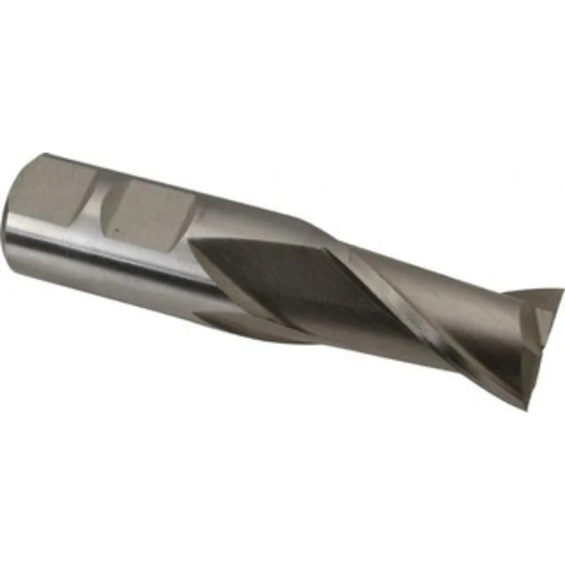 Value Collection 22mm, 1-1/2 LOC, 7/8 Shank Diam, 3-3/4 OAL, 2 Flute, High Speed Steel Square End Mill Single End, Un...