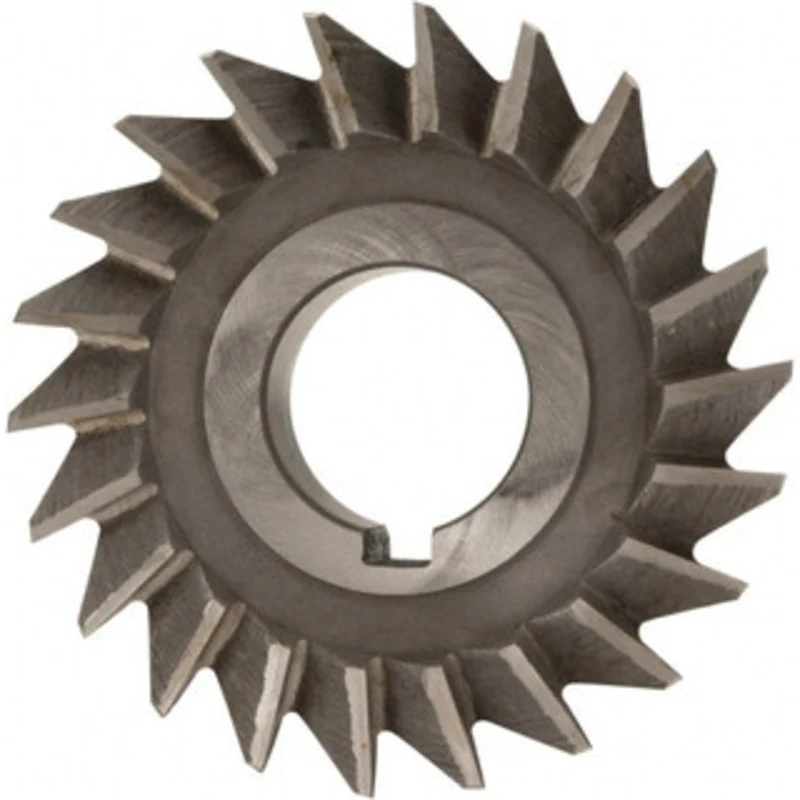 Value Collection 3 x 5/8 45 High Speed Steel Single-Angle Cutter Oxide Finish, Right Hand Cut, 1 Arbor Hole Diam, Arb...