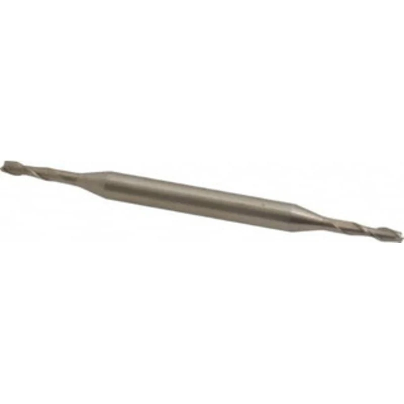 Value Collection 3/32, 9/32 LOC, 3/16 Shank Diam, 2-5/8 OAL, 2 Flute, Cobalt Square End Mill Double End, Uncoated, Sp...