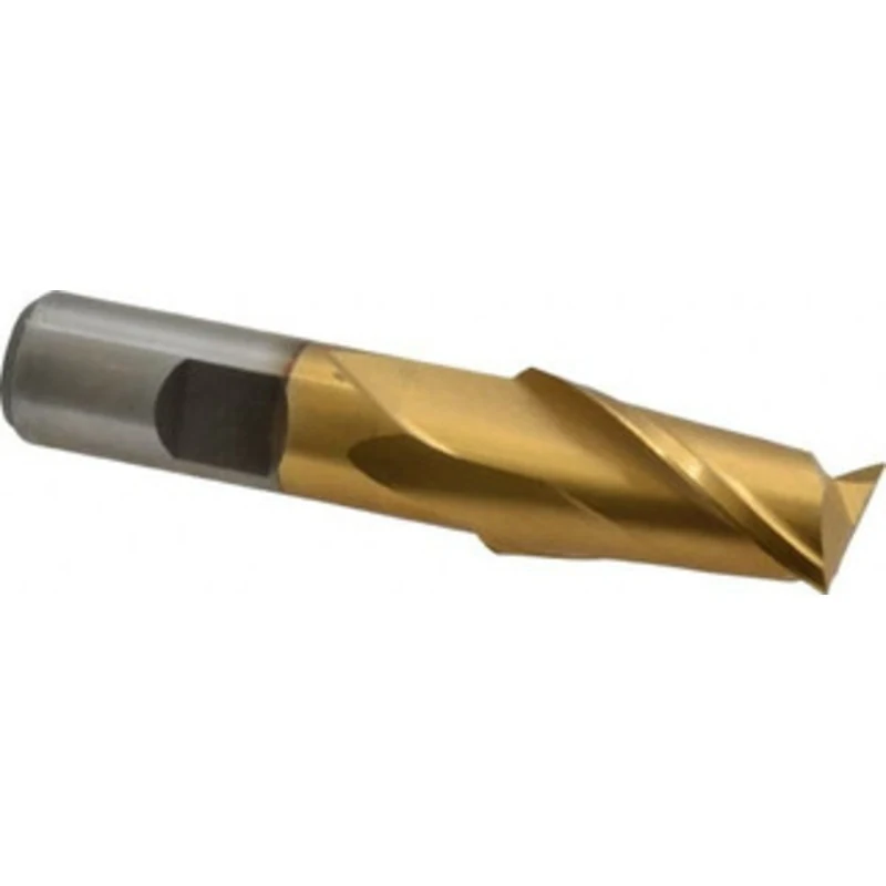 Value Collection 3/4, 1-5/16 LOC, 5/8 Shank Diam, 3-7/16 OAL, 2 Flute, High Speed Steel Square End Mill Single End, T...