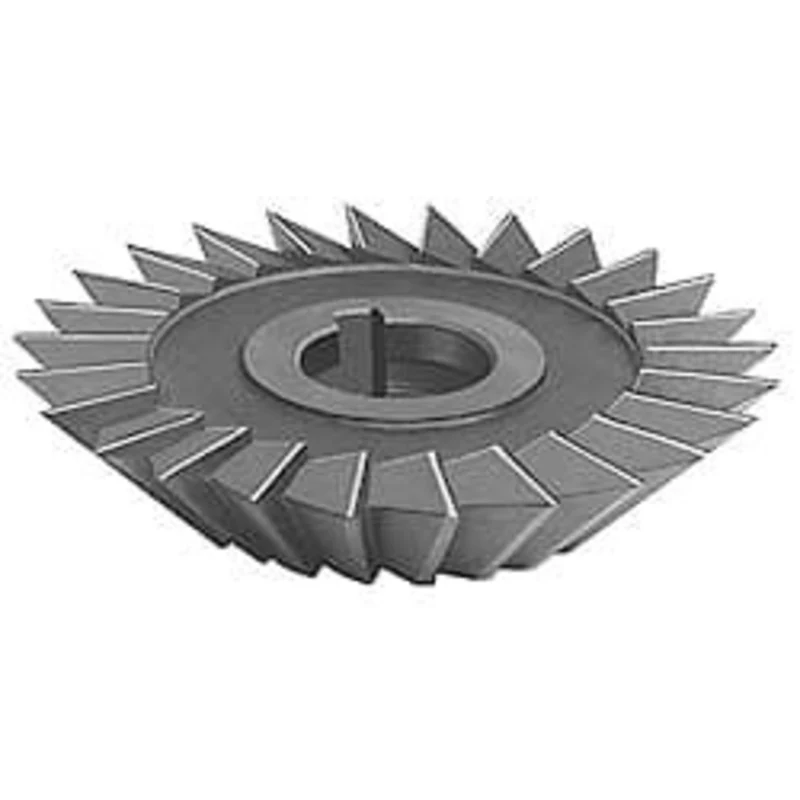 Value Collection 4 x 1 45 High Speed Steel Single-Angle Cutter Oxide Finish, Right Hand Cut, 1-1/4 Arbor Hole Diam, A...