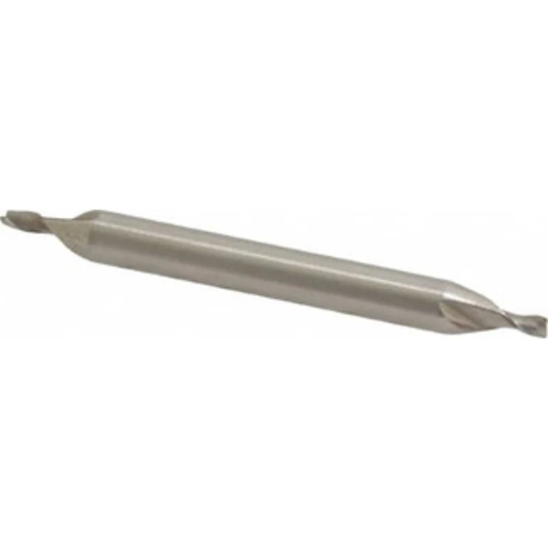 Value Collection 5/64, 1/8 LOC, 3/16 Shank Diam, 2 OAL, 2 Flute, High Speed Steel Square End Mill Double End, Uncoate...