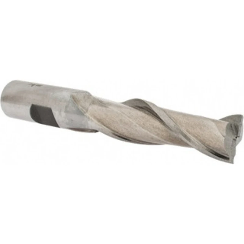 Value Collection 5/8, 2 LOC, 5/8 Shank Diam, 4-1/8 OAL, 2 Flute, High Speed Steel Square End Mill Single End, Uncoate...