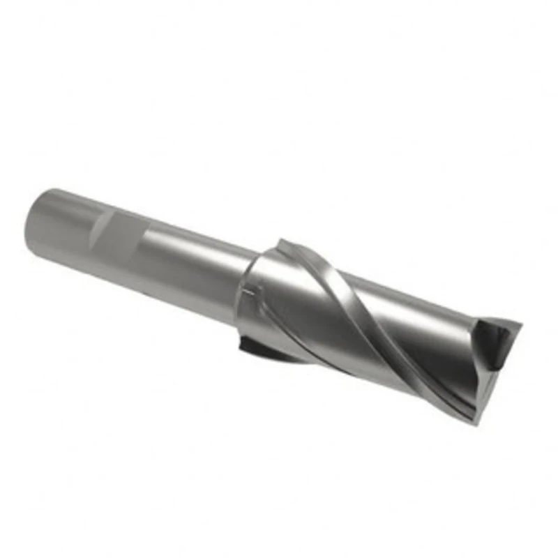 Value Collection 7/8, 1-1/2 LOC, 1/2 Shank Diam, 3-1/2 OAL, 2 Flute, Cobalt Square End Mill Single End, Uncoated, Spi...