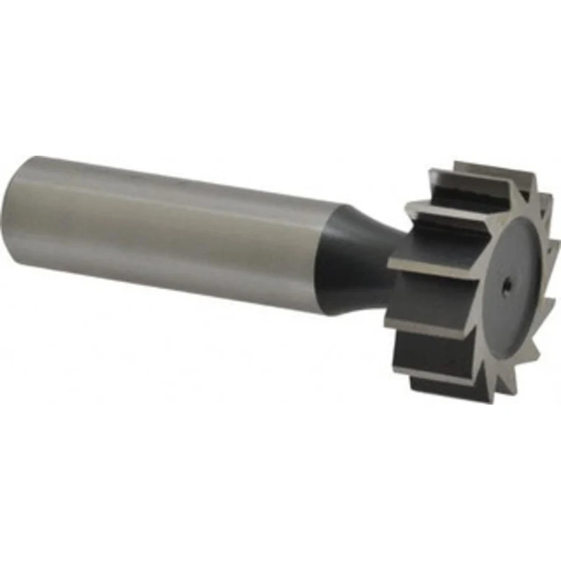 Value Collection ANSI 1208 (Old Std # 152) 1 Cut Diam, 3/8 Cut Width, 1/2 Shank, Staggered-Tooth Woodruff Keyseat Cut...