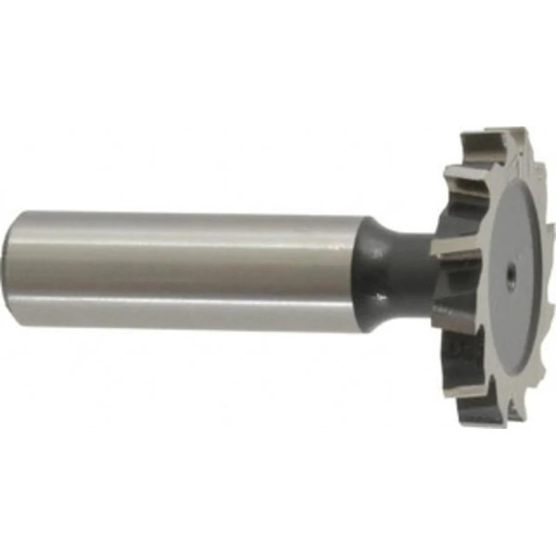 Value Collection ANSI 610 (Old Std # 19) 1-1/4 Cut Diam, 3/16 Cut Width, 1/2 Shank, Staggered-Tooth Woodruff Keyseat ...